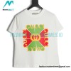 Gucci - Red/Green Square Logo Printed Short Sleeve