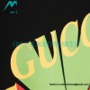 Gucci - Red/Green Square Logo Printed Short Sleeve