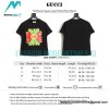 Gucci - Red/Green Square Logo Printed Short Sleeve