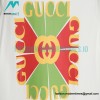 Gucci - Red/Green Square Logo Printed Short Sleeve