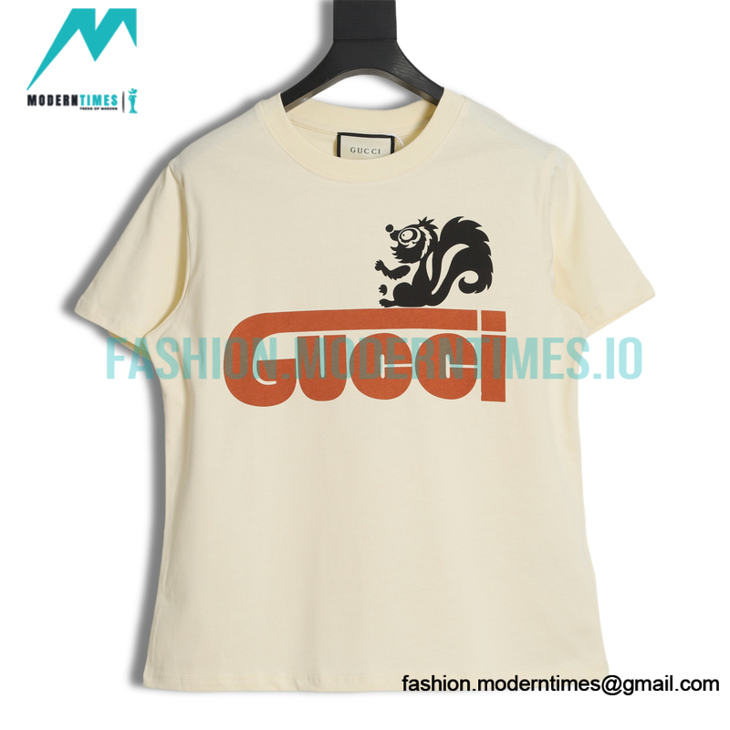 Gucci - Skunk Print Short Sleeve