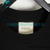 Gucci - Letter Logo Gold Embroidered Short Sleeve T-shirt