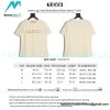 Gucci - Letter Logo Gold Embroidered Short Sleeve T-shirt