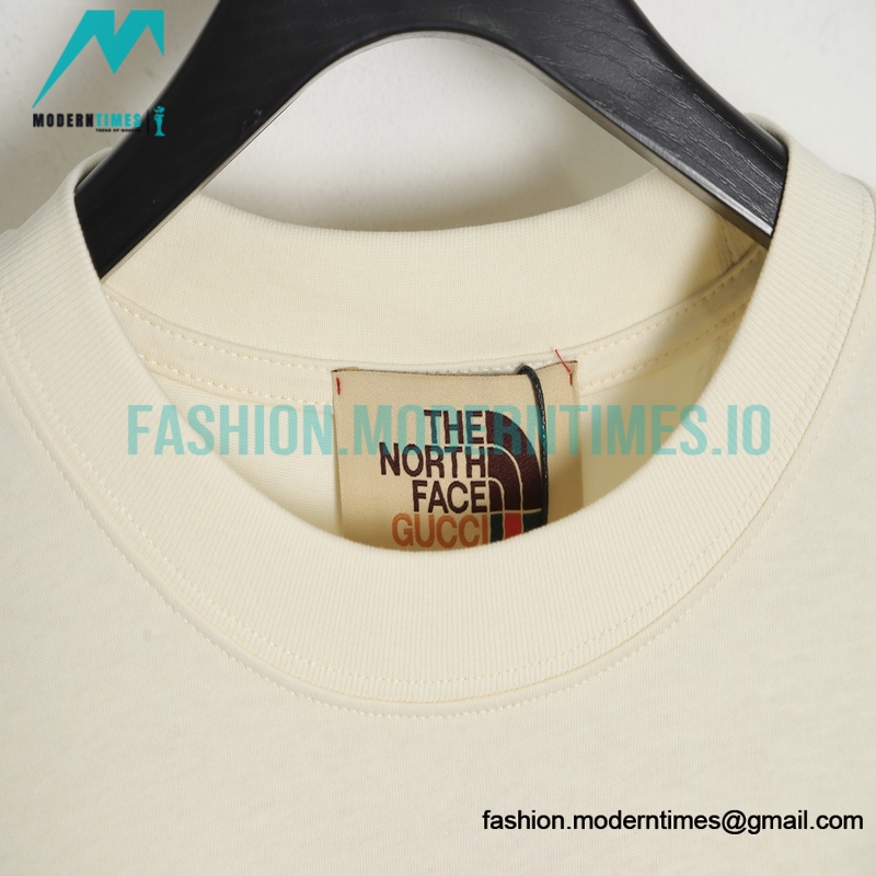 Gucci - North Face Co-branded Multicolor Printed Short Sleeve