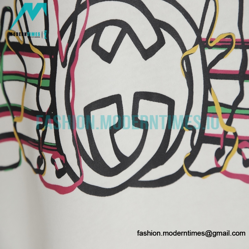 Gucci - Chinese New Year Collection Rabbit Logo Printed Cotton T-shirt