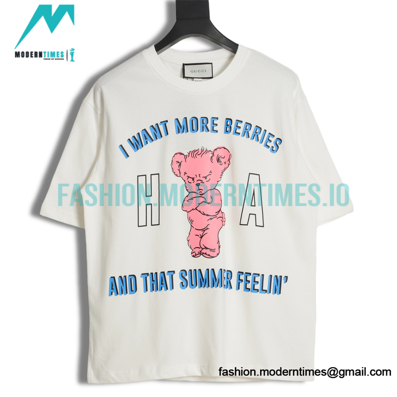 Gucci - HA Co-branded Limited Angry Bear Short Sleeve