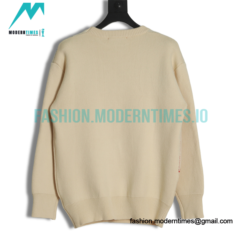 Gucci - 22FW Lightning Double G Jacquard Crew neck Sweater