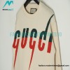 Gucci - 22FW Lightning Double G Jacquard Crew neck Sweater