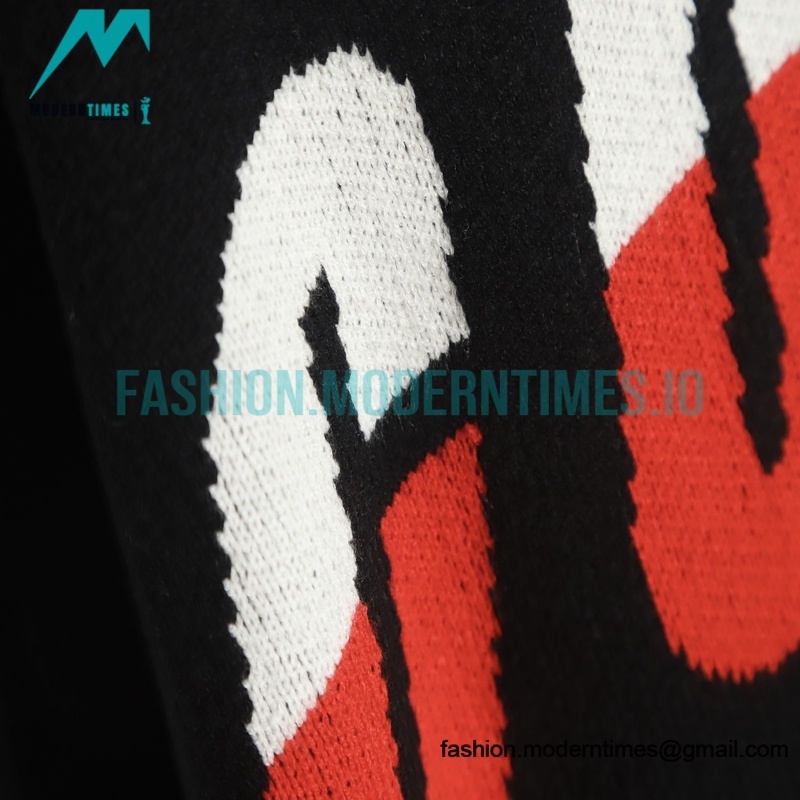 Gucci - 22FW Lightning Double G Jacquard Crew neck Sweater