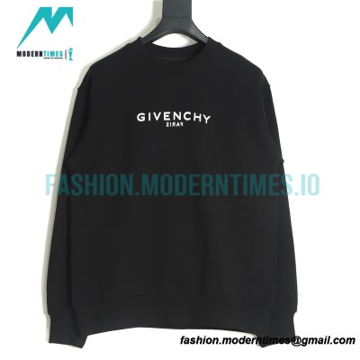 Givenchy - 22SS Reverse Letter Crewneck Hoodie