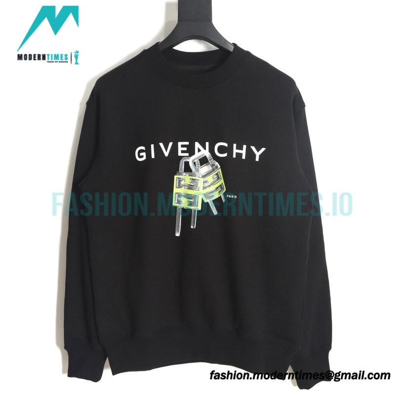 Givenchy - 22SS Reverse Letter Crewneck Hoodie