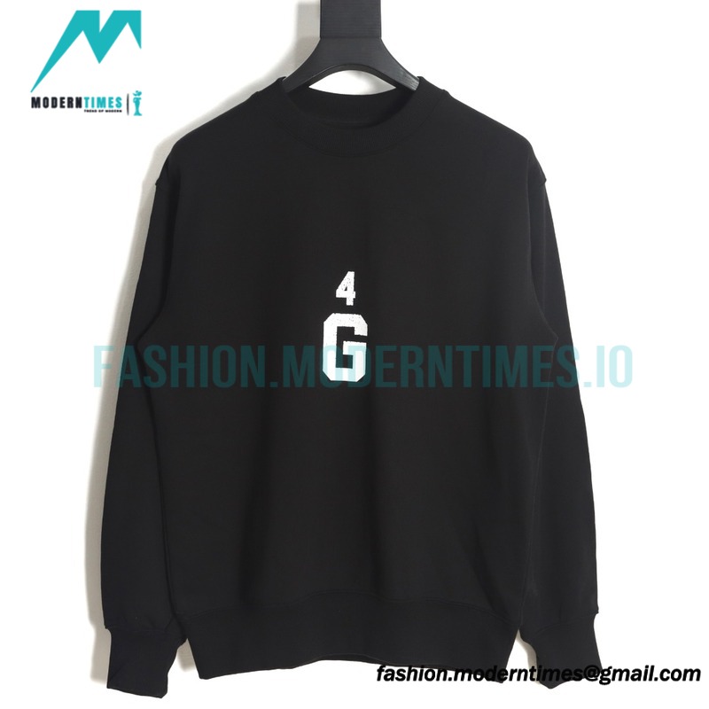 Givenchy - 23FW 4G Printed Crew Neck Hoodie