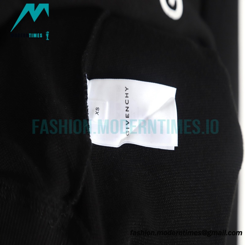 Givenchy - 23FW Four-star Printed Crew Neck Hoodie