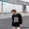 Givenchy - 23FW Four-star Printed Crew Neck Hoodie