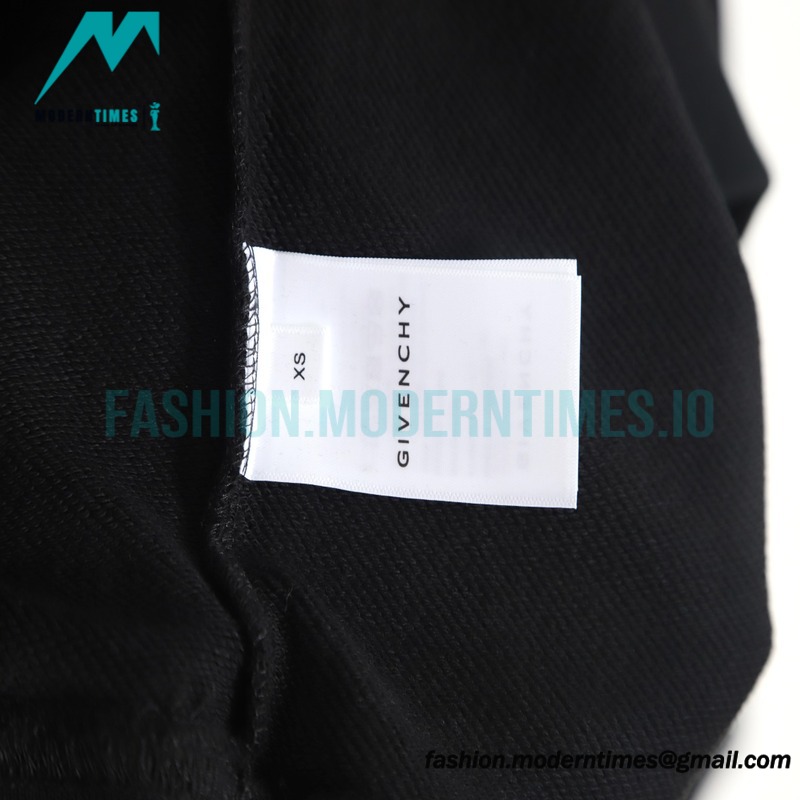 Givenchy - 23FW Four-star Printed Crew Neck Hoodie