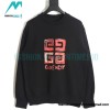 Givenchy - 23FW Four-star Printed Crew Neck Hoodie