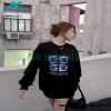 Givenchy - 23FW Four-star Printed Crew Neck Hoodie
