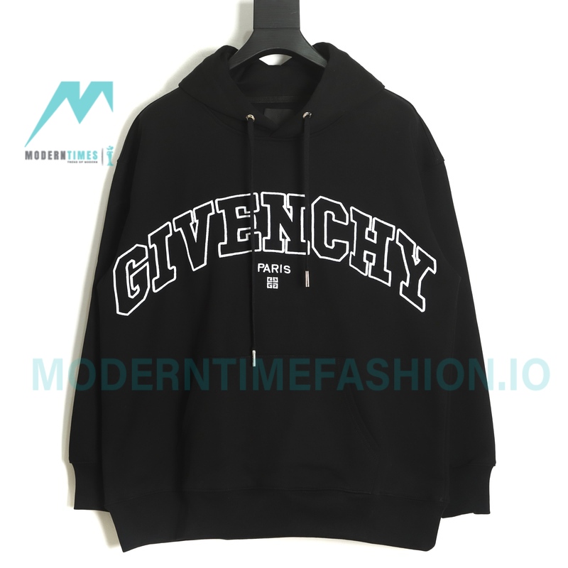 Givenchy - 22SS Applique Monogram Embroidery Hoodie