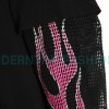 Givenchy - 23FW Laminated Flame Mesh Sleeve Combination Hoodie