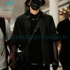 Givenchy - 23FW Laminated Flame Mesh Sleeve Combination Hoodie
