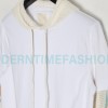 Givenchy - 23FW Laminated Flame Mesh Sleeve Combination Hoodie