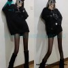 Givenchy - 22SS Damaged Letter Round Neck Hoodie