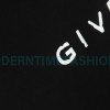 Givenchy - 22SS Damaged Letter Round Neck Hoodie