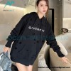 Givenchy - 23FW Double-layer Ripped Hoodie