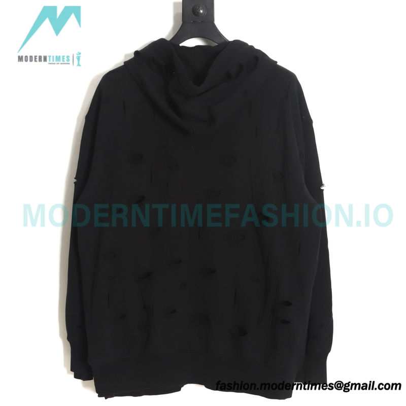 Givenchy - 23FW Double-layer Ripped Hoodie