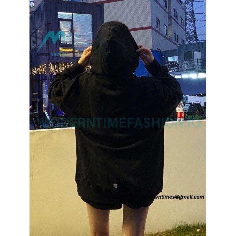 Givenchy - 22FW Reflective Letter-print Hoodie