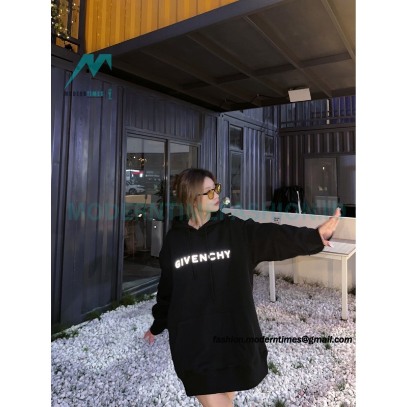 Givenchy - 22FW Reflective Letter-print Hoodie