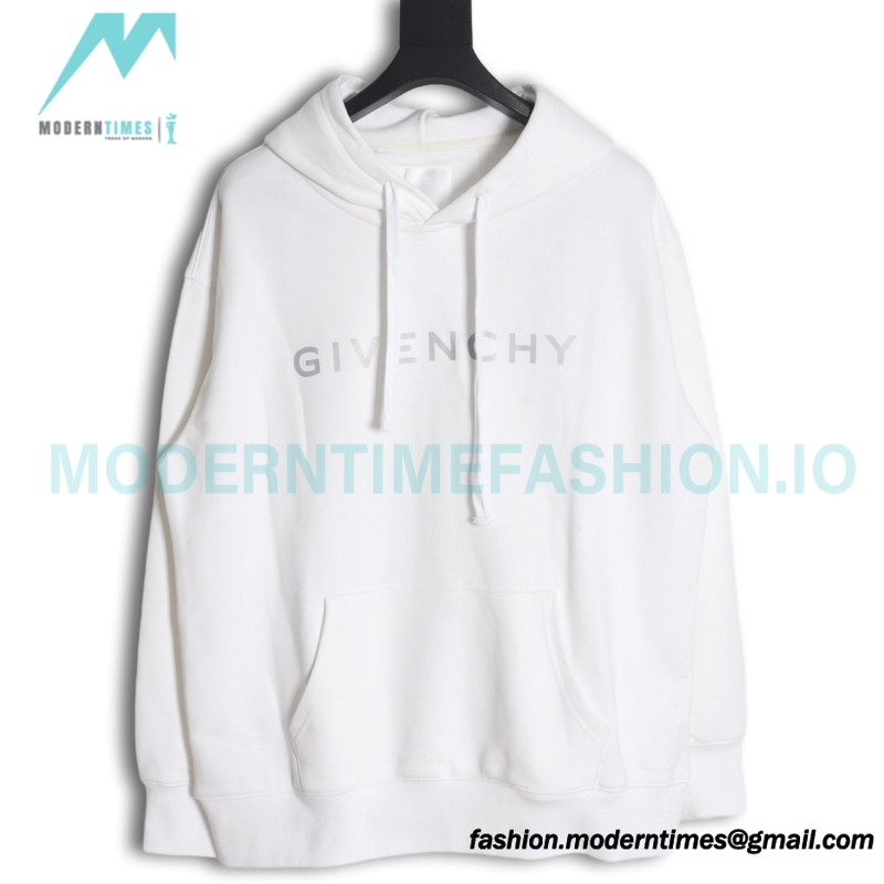 Givenchy - 22FW Reflective Letter-print Hoodie
