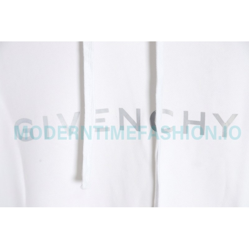 Givenchy - 22FW Reflective Letter-print Hoodie
