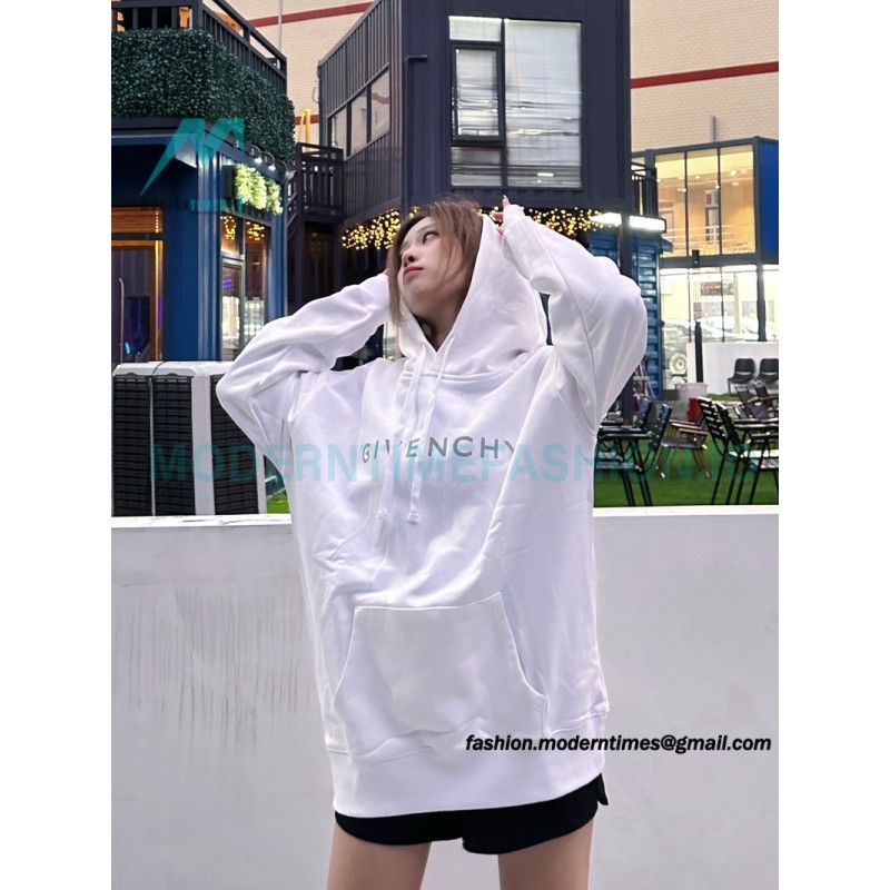 Givenchy - 22FW Reflective Letter-print Hoodie
