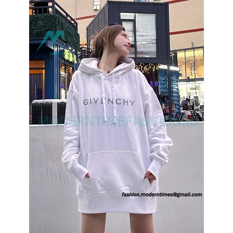 Givenchy - 22FW Reflective Letter-print Hoodie