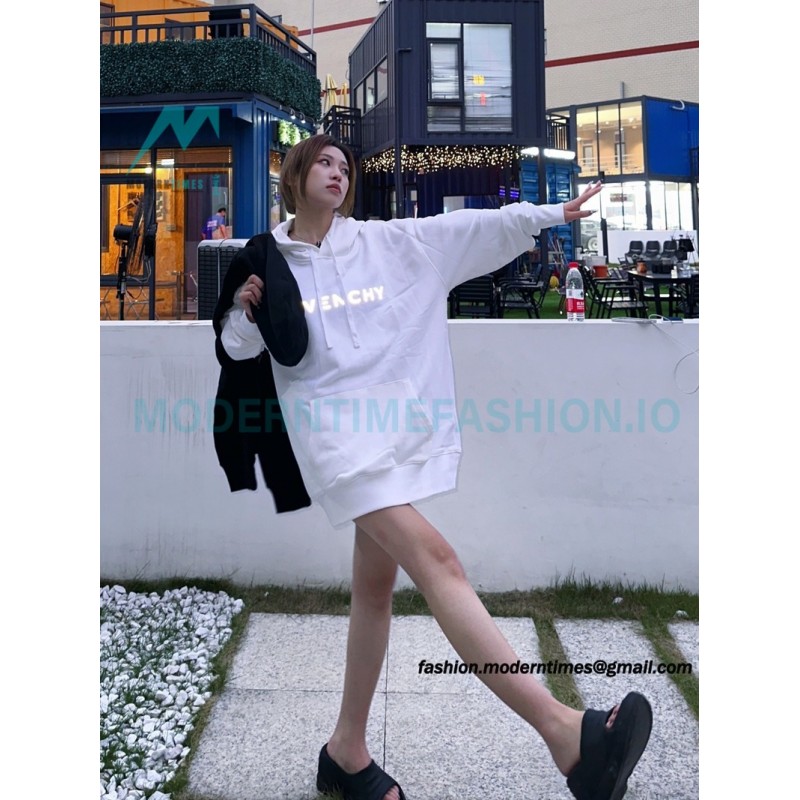 Givenchy - 22FW Reflective Letter-print Hoodie