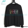 Givenchy - 23FW Color Letter Round Neck Hoodie