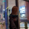 Givenchy - 23FW Color Letter Round Neck Hoodie