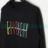 Givenchy - 23FW Color Letter Round Neck Hoodie