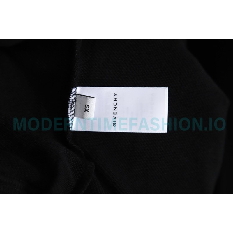Givenchy - 23FW Color Letter Round Neck Hoodie