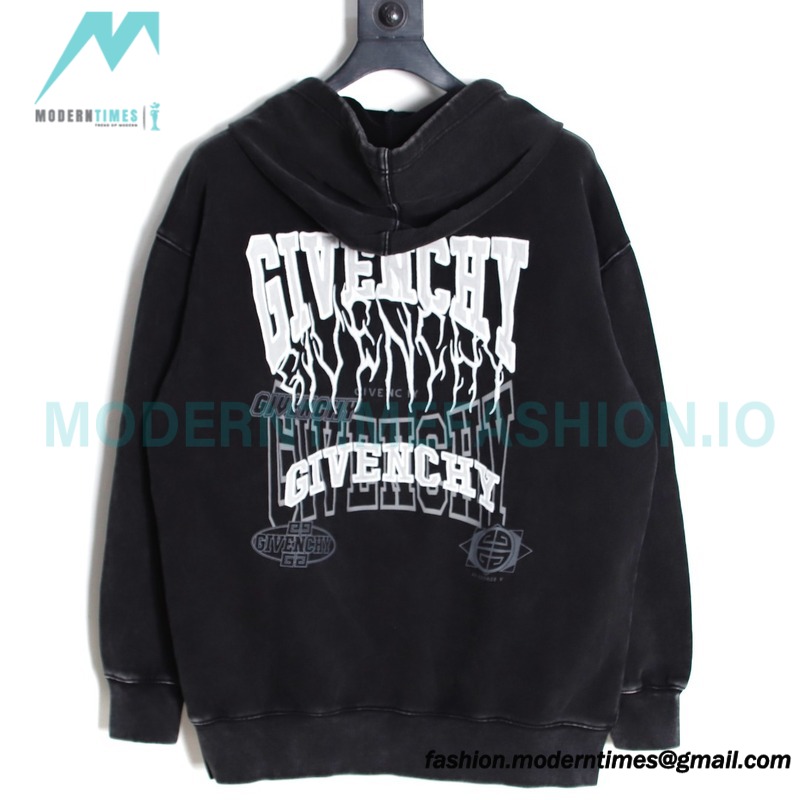 Givenchy - 23FW Bramble Wash To Make Old Hoodies