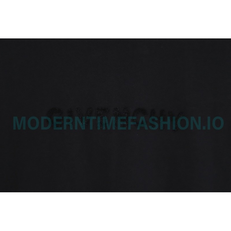 Givenchy - 23FW Towel Embroidered Letter 4G Round Neck Hoodie