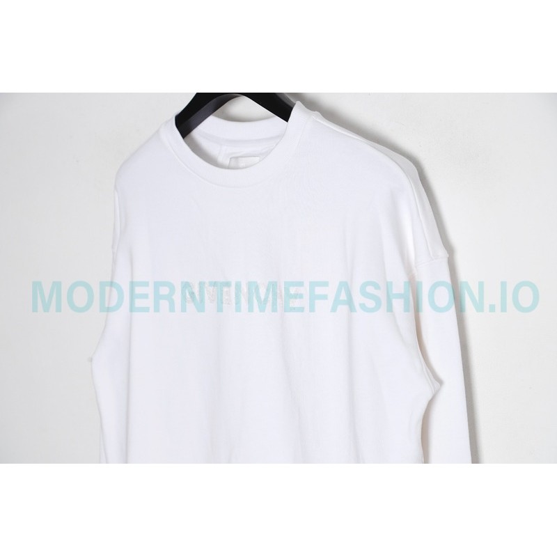 Givenchy - 23FW Towel Embroidered Letter 4G Round Neck Hoodie