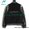 Givenchy - 22FW Indian Silk Gold Thread Beaded Wool Tweed Leather Sleeve Baseball Uniform