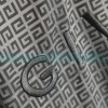 Givenchy - 22FW Embroidered Letter Stand-up Collar Trench Coat