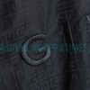 Givenchy - 22FW Embroidered Letter Stand-up Collar Trench Coat