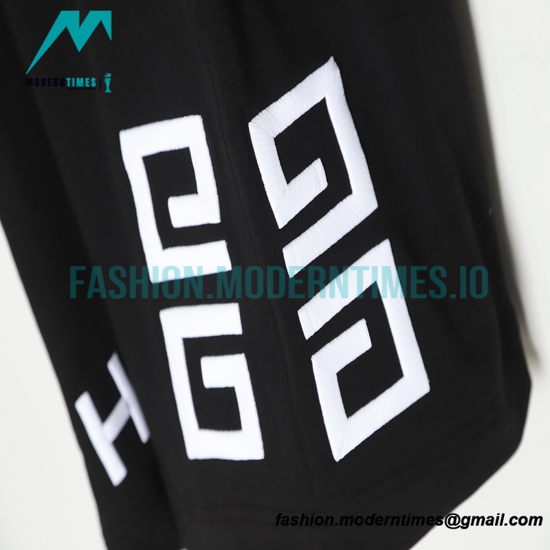 Givenchy - 4G Big Logo Embroidered Shorts Pants