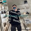 Givenchy - 22FW Bullet Screen Script Letter Mohair Sweater