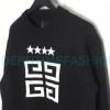 Givenchy - 23FW Four-star Letter Jacquard Crewneck Sweater