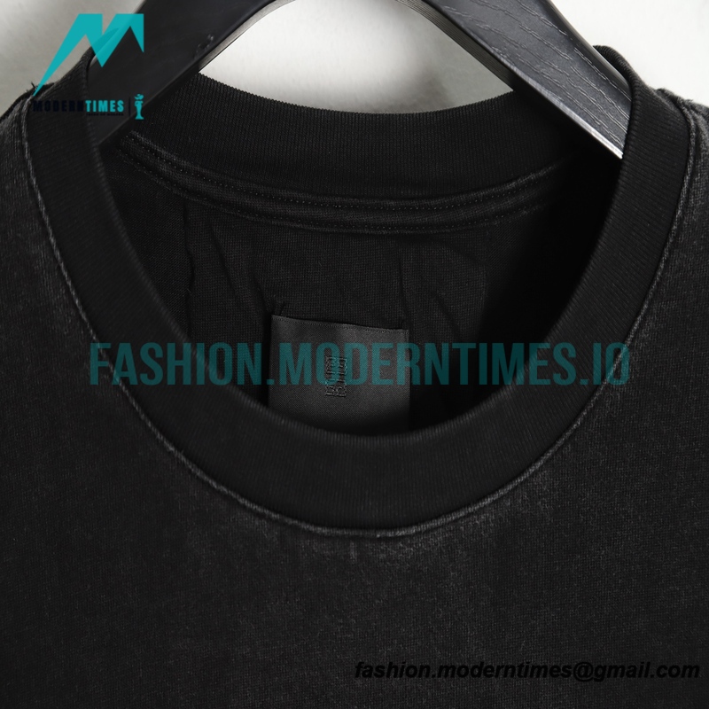Givenchy - 22SS Washed Bramble Print Embroidery Short Sleeve T-shirt